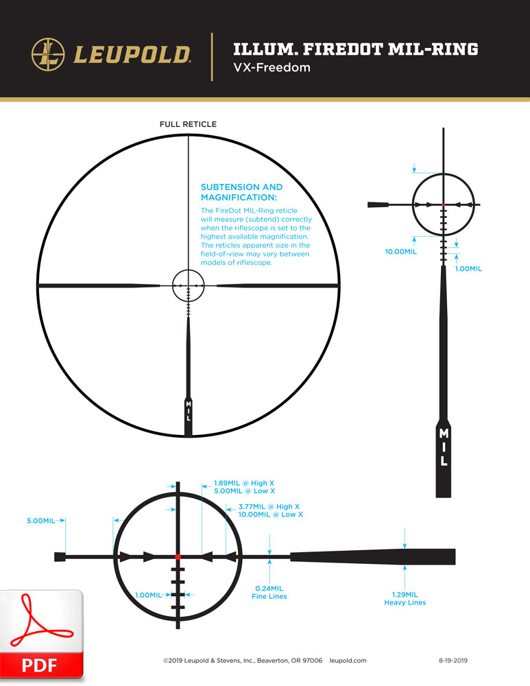 Leupold FIREDOT MIL-RING